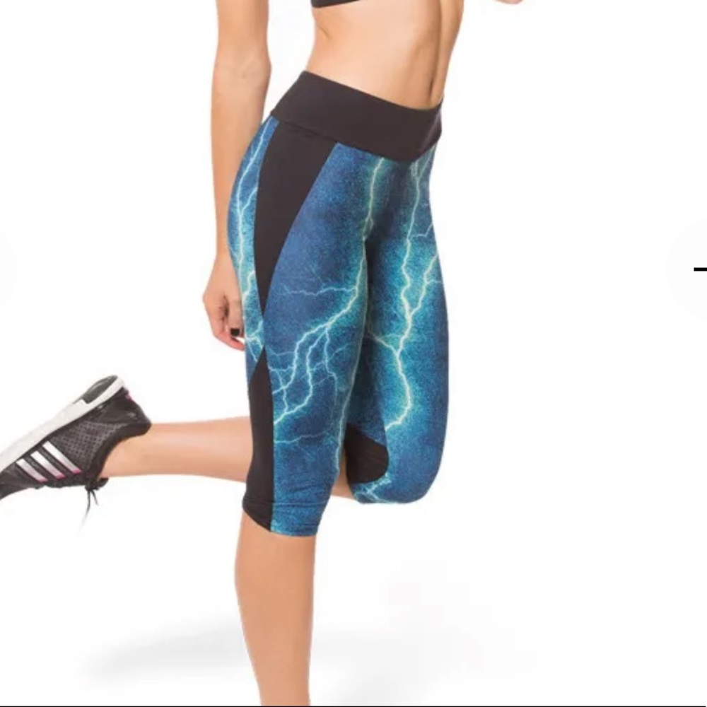 Blackmilk lightning blue combat pants